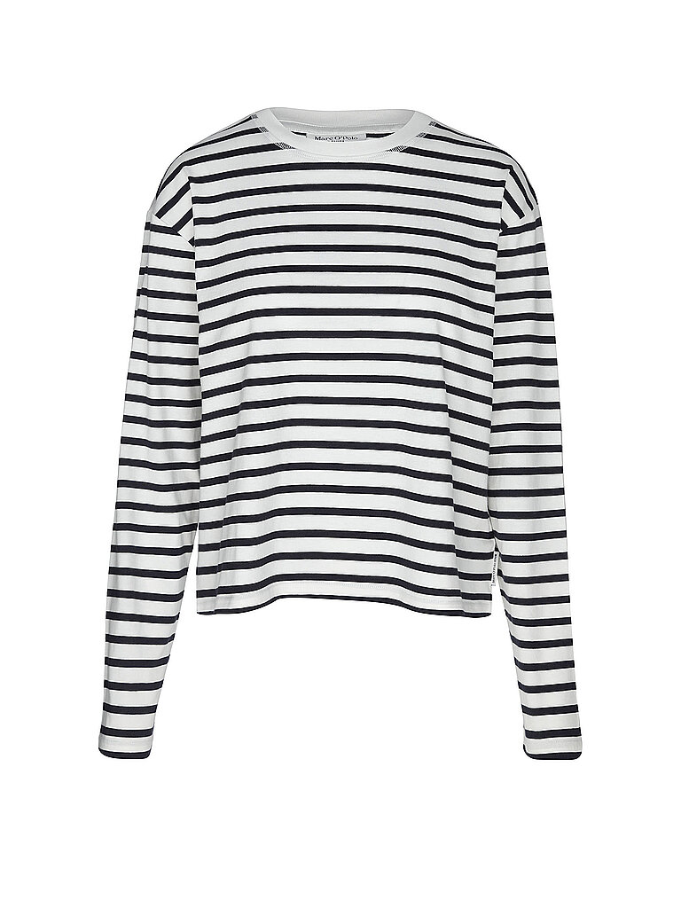Marc O'Polo Langarmshirt Women's White/Blue Size S 6